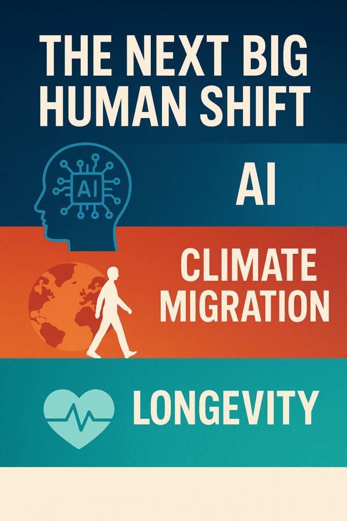 The Next Big Human Shift. How AI, Climate Migration, and Longevity Will ...